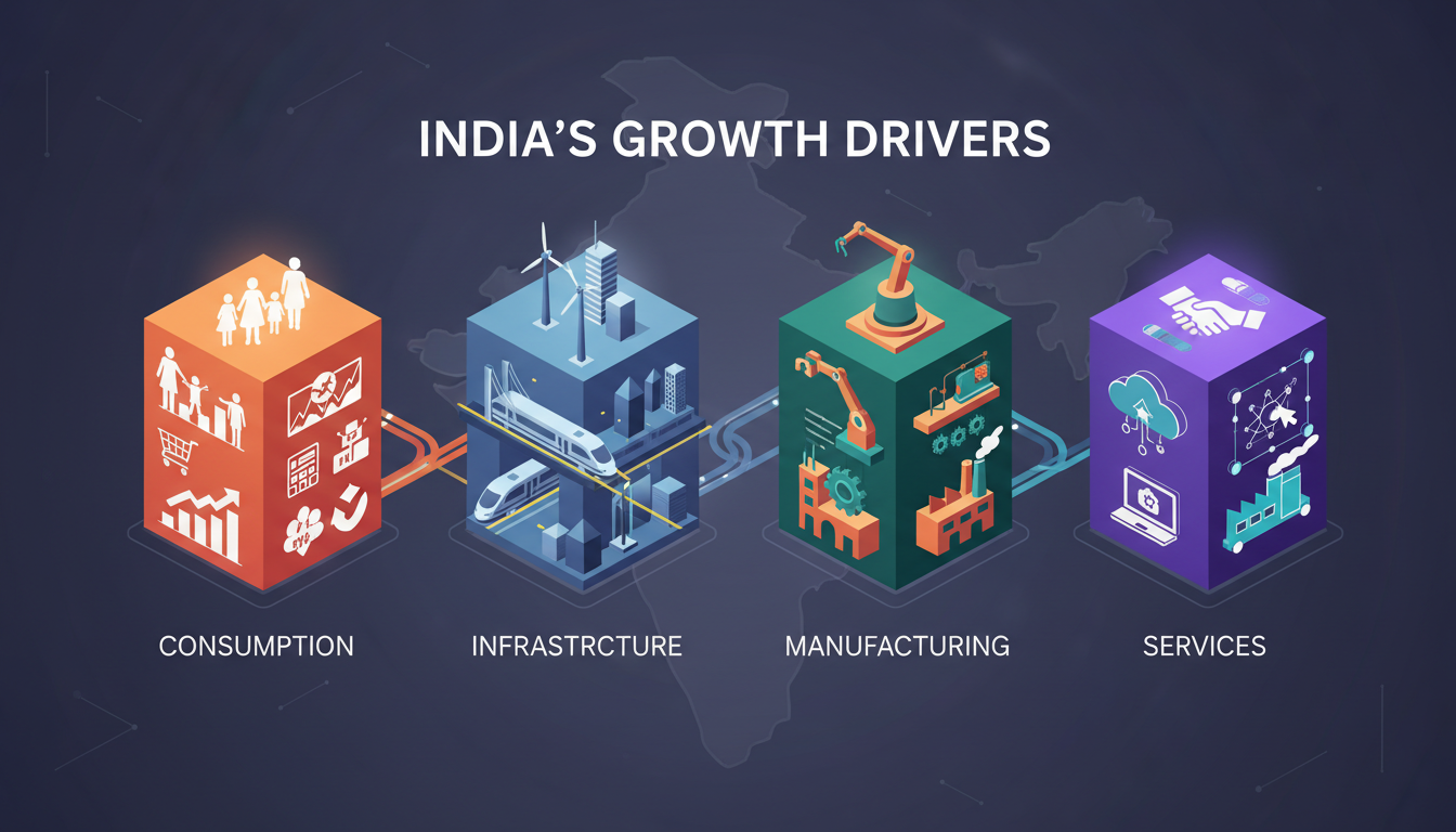 India's Impressive GDP Growth Banner